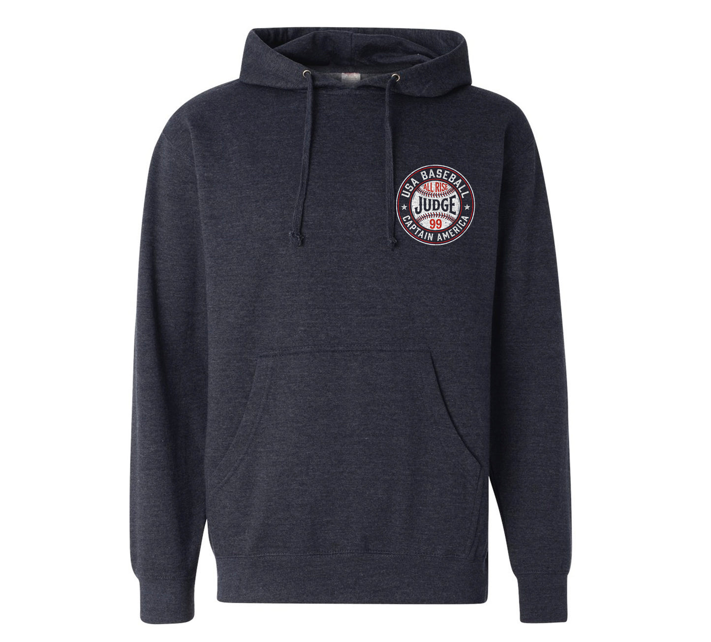 "Judge Captain USA" Vintage Navy Hoodie