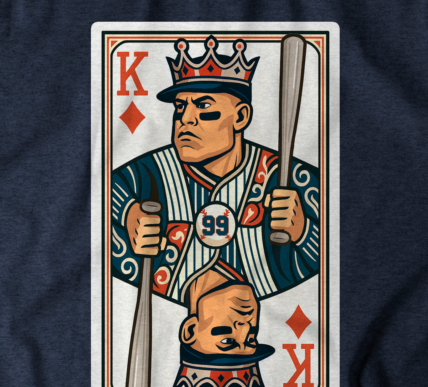 "Diamond King" Vintage Navy T-shirt