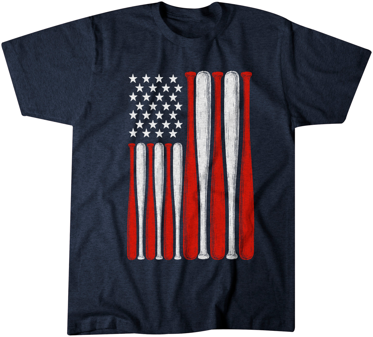 "Let Freedom Swing" Vintage Navy Baseball Flag T-shirt