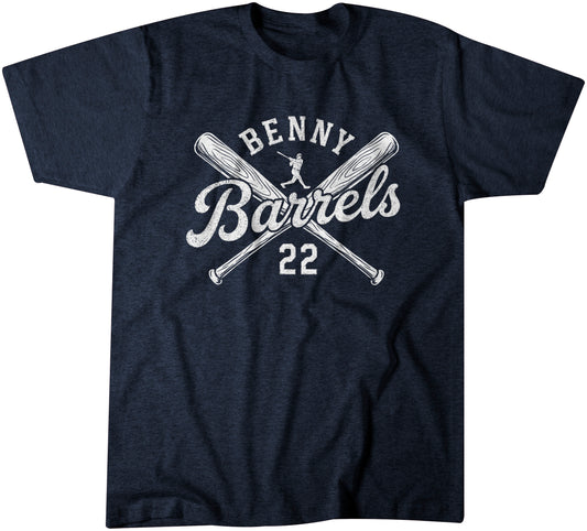 Benny Barrels - Vintage Navy T-shirt