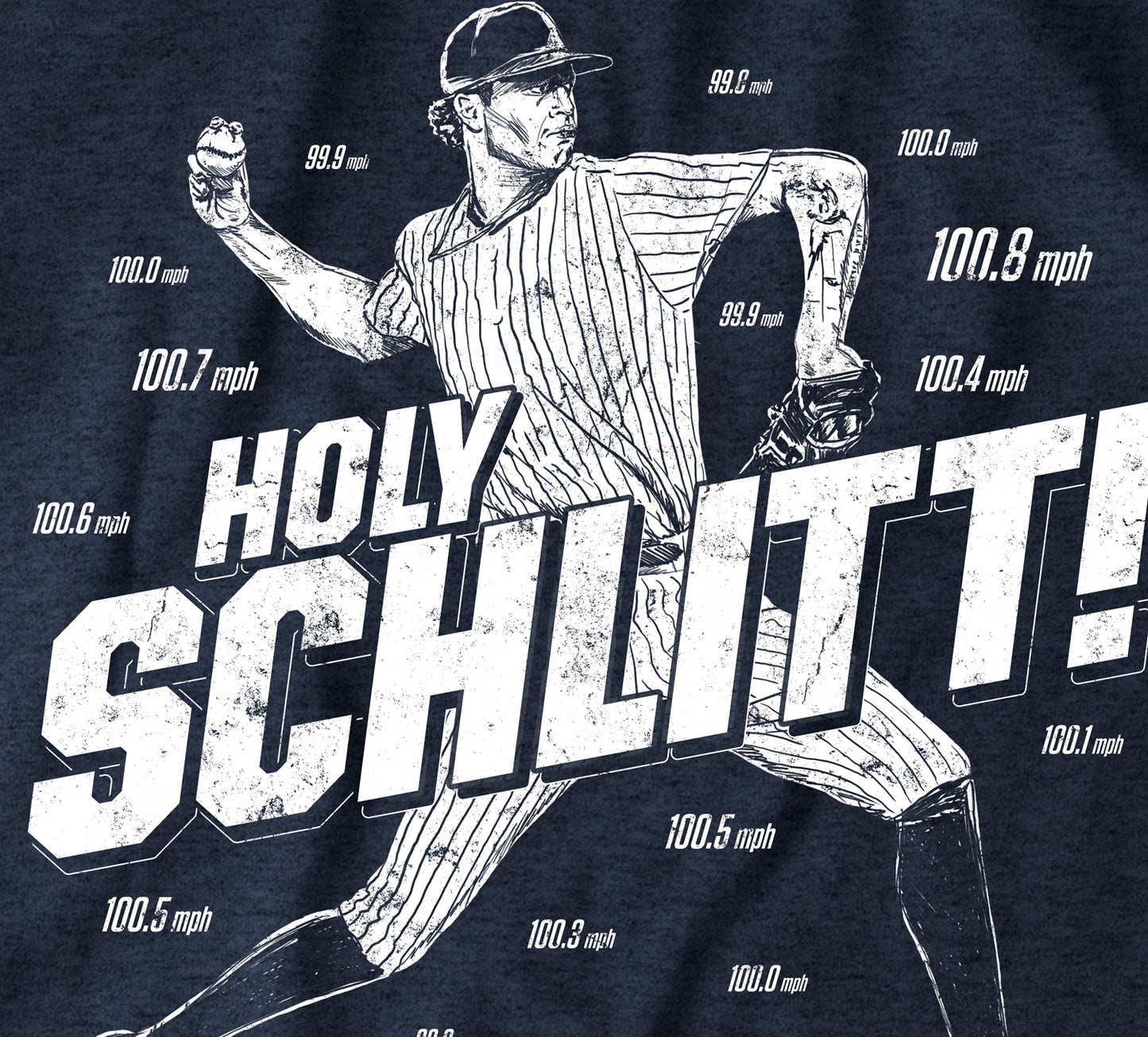 Holy Schlitt - Vintage Navy T-shirt