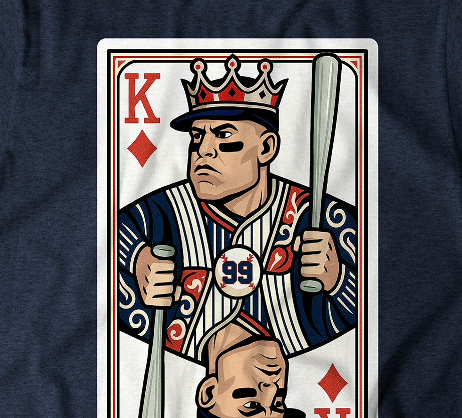 "Diamind King" Vintage Navy Hoodie
