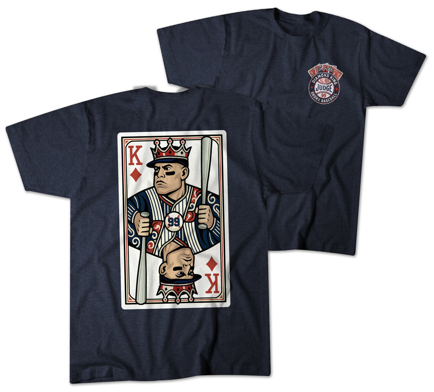 "Diamond King" Vintage Navy T-shirt