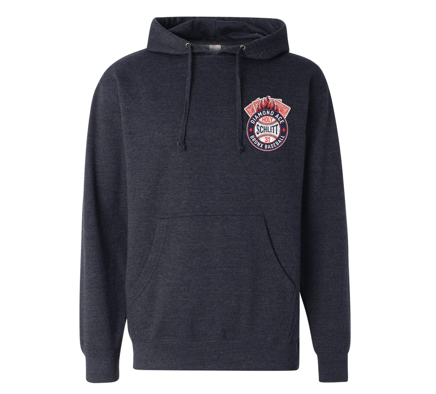 "Diamind Ace" Vintage Navy Hoodie