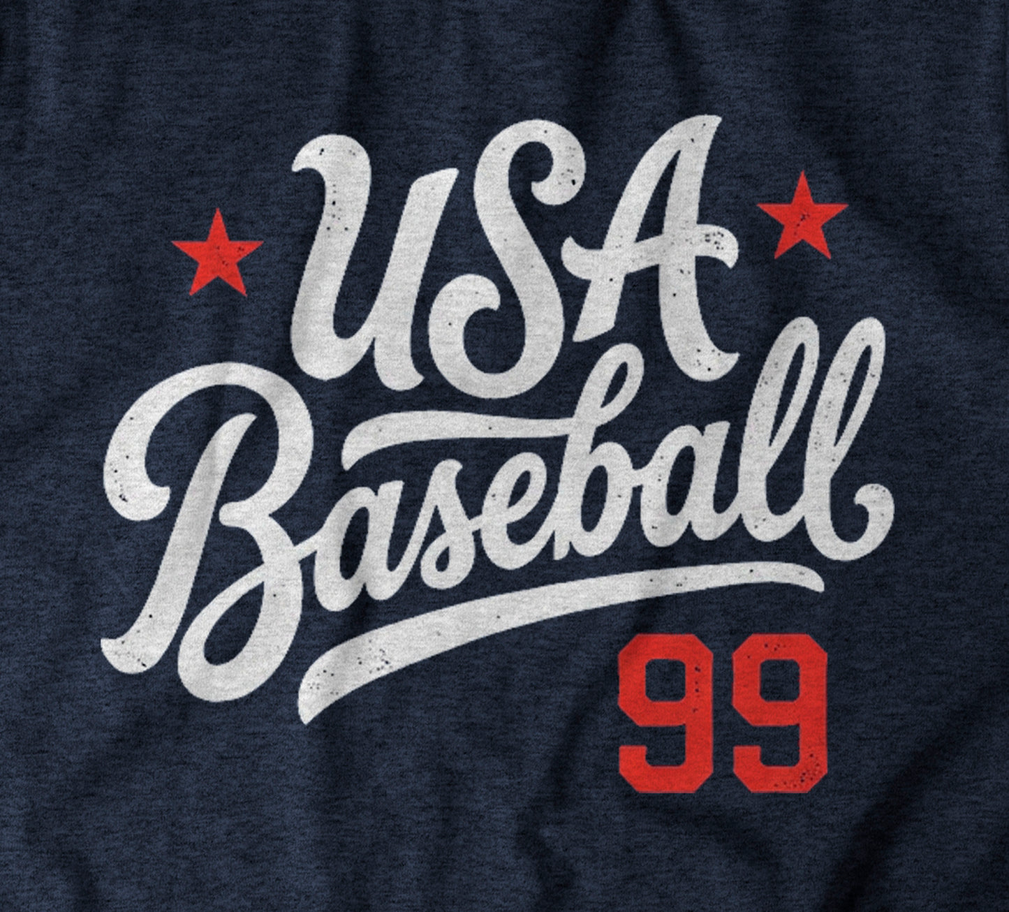 "USA Baseball 99" Vintage Navy T-shirt